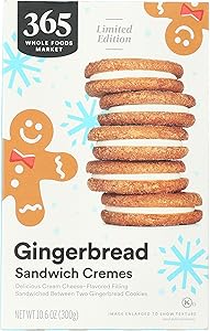 365 by Whole Foods Market Gingerbread Cookie with Cream Cheese Filling, 10.6 OZ