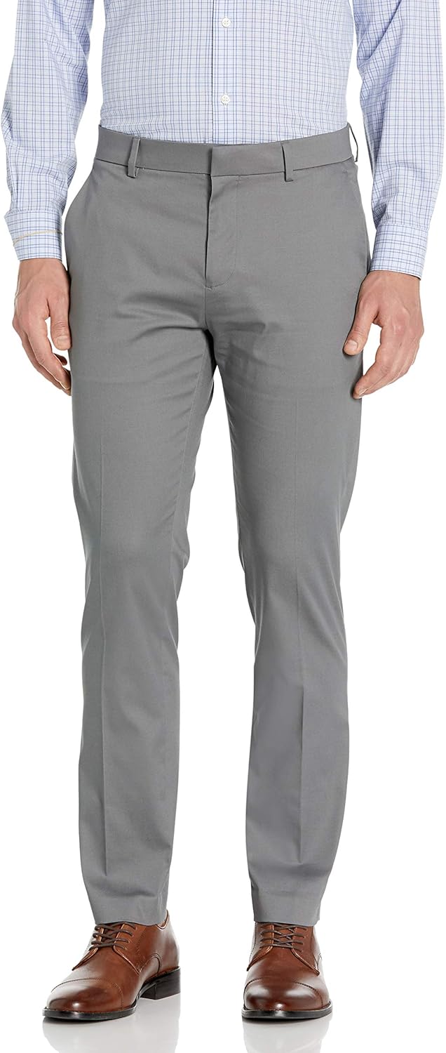 Perry Ellis Men's Slim Fit Stretch Pant at  Men’s Clothing store