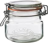 Kilner Square Clip Top Jar 0.5 Litre 500ml Airtight Glass Jar view 4