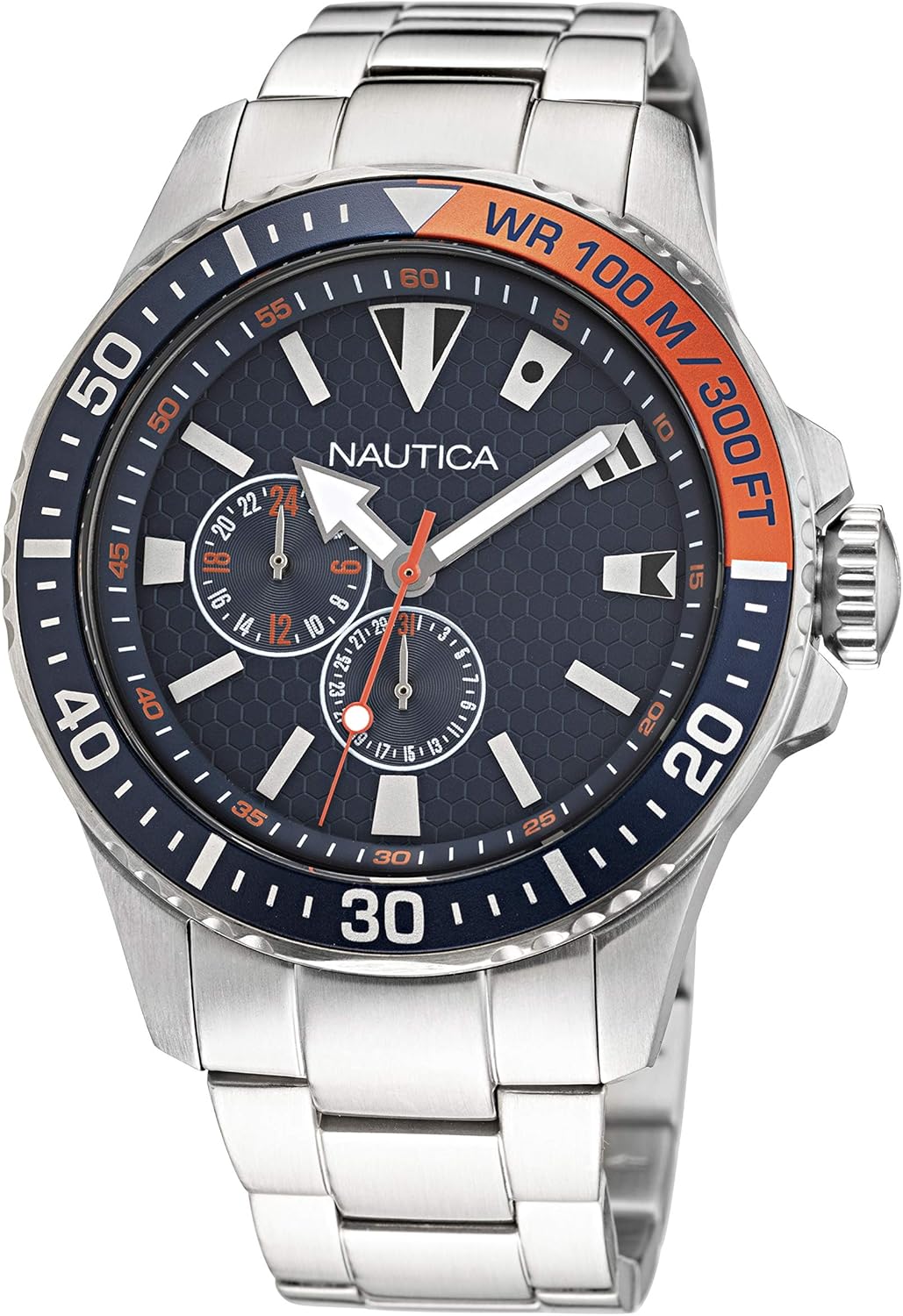 Nautica Men�s Quartz Stainless Steel Strap