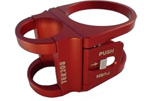 Tek208 Quick Release Fire Extinguisher Roll Bar Mount (Red, 1.75)