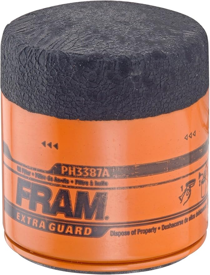 Fram PH3387A Extra Guard Passenger Car SpinOn Oil Filter (Pack of 2