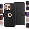 LUPA Legacy Compatible for iPhone 13 Pro Max Wallet Case - Case with Card Holder - [Slim + Durable] for Women and Men - iPhone 13 Pro Max Flip Cell Phone case - Faux Leather - Folio Cover - Black