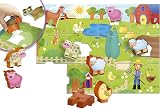 Lisciani Carotina Baby Farm Educational Toy 1-4 yrs Logic Thinking Animals view 2