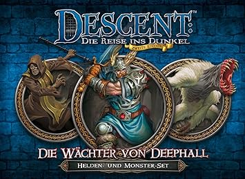 Fantasy Flight Games FFGD1326 Descent 2. Ed. -Wächter von Deephall