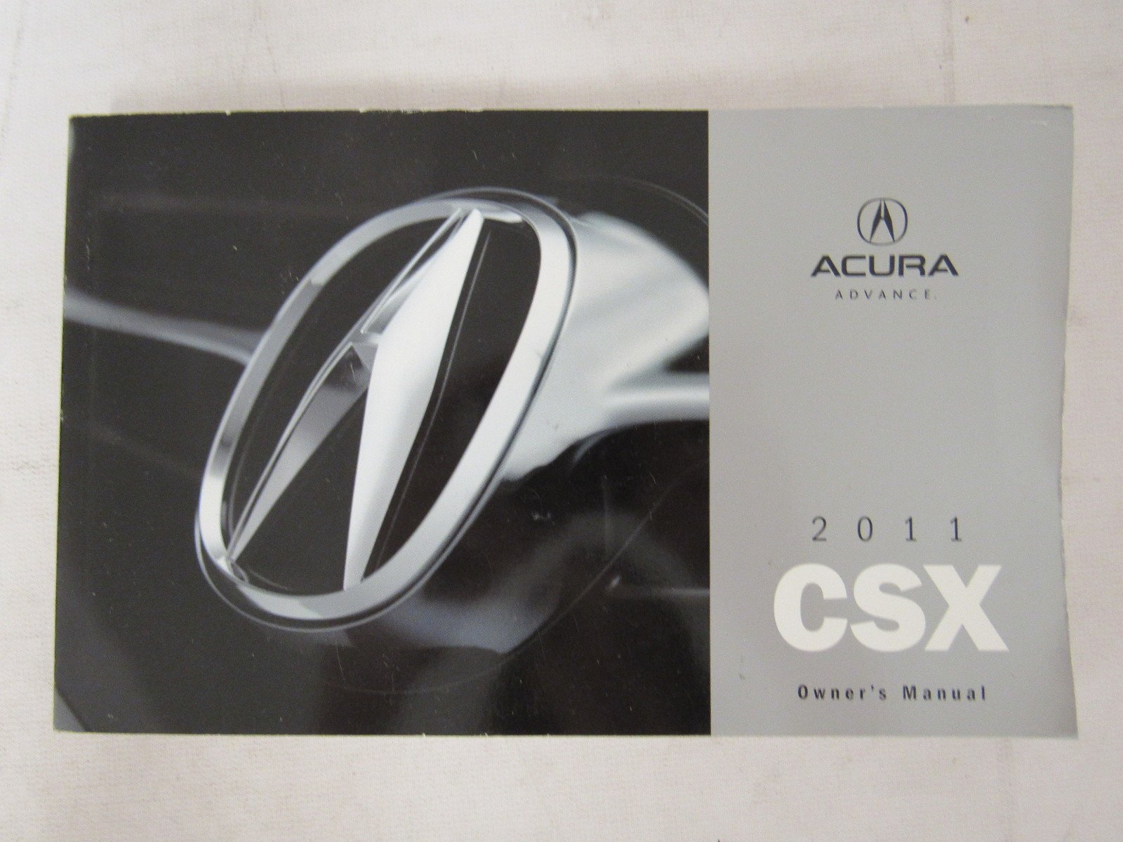 2011 Acura CSX Owners Manual book Paperback – 2011