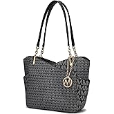 MKF Collection Shoulder Bag Handbag for Women, Vegan Leather Satchel Bag ladies Tote Bag, Top-Handle Purse by Mia K