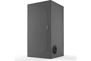 TopoGrow 16"X16"X48" Indoor Grow Tent High Reflective Mylar Gardening Small Growing Tent Room Dark Box, Durable Frame with Removable Floor Tray for Hydroponic Plant Seedling Growing Stage