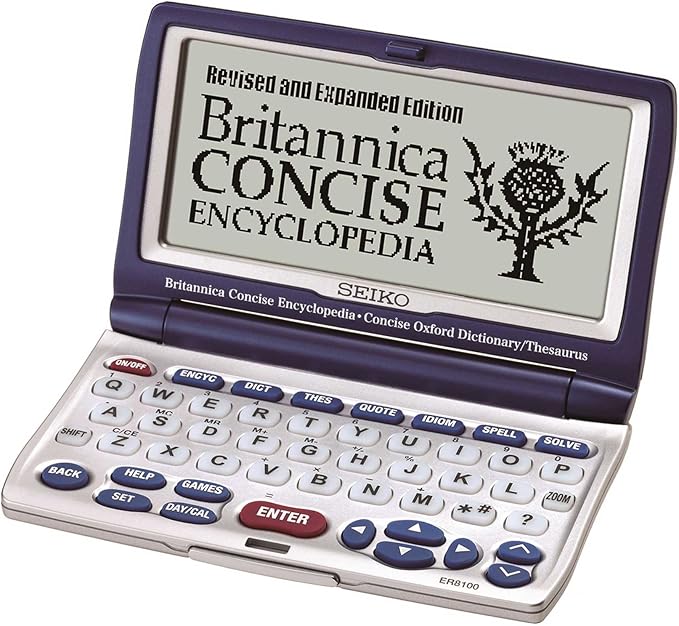 Seiko ER8100 Britannica and Oxford Reference Library Dictionnaire