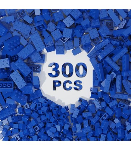 Lego Bucket Of Bricks TTEHGB TOY Classic Building Bricks - 100 Blue 2x4 ...