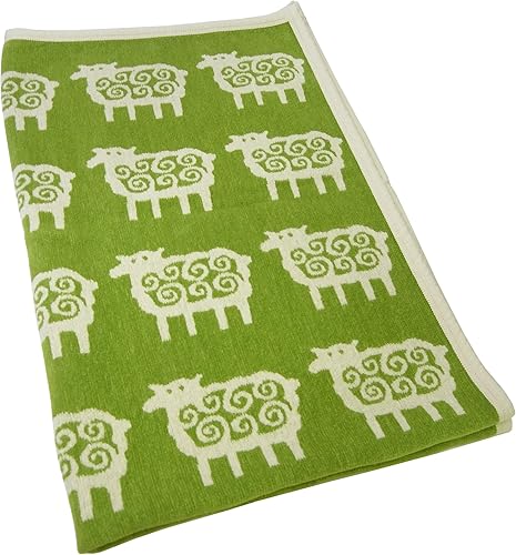 Amazon Co Jp クリッパン ブランケット ハーフケット 綿 オーガニックコットン シェニール 北欧 羊 Sheep 90 140cm Kp 59 並行輸入品 ホーム キッチン