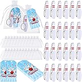 Remuuly 24 Pack Bowling Party Favors, Include Plastic Bowling Pins Keychain Sport Keychain with White Organza Bags and Thank You Tag for Bowling Party Favors, Team Sports Souvenir, Gifts for Athletes