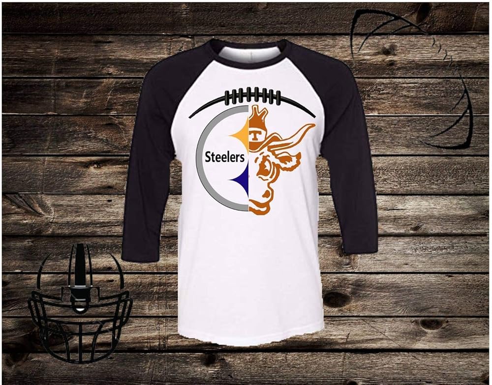 Handmade Football Shirt College And Nfl Shirt Ut Pittsburgh Steelers