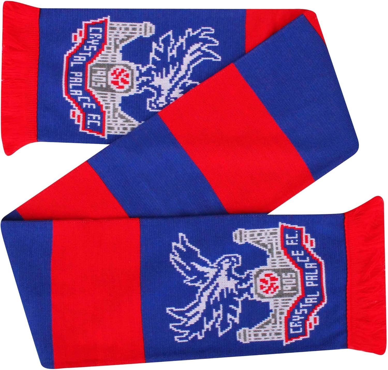 Official Crystal Palace Crest Football Fans Bar Scarf (Licensed
