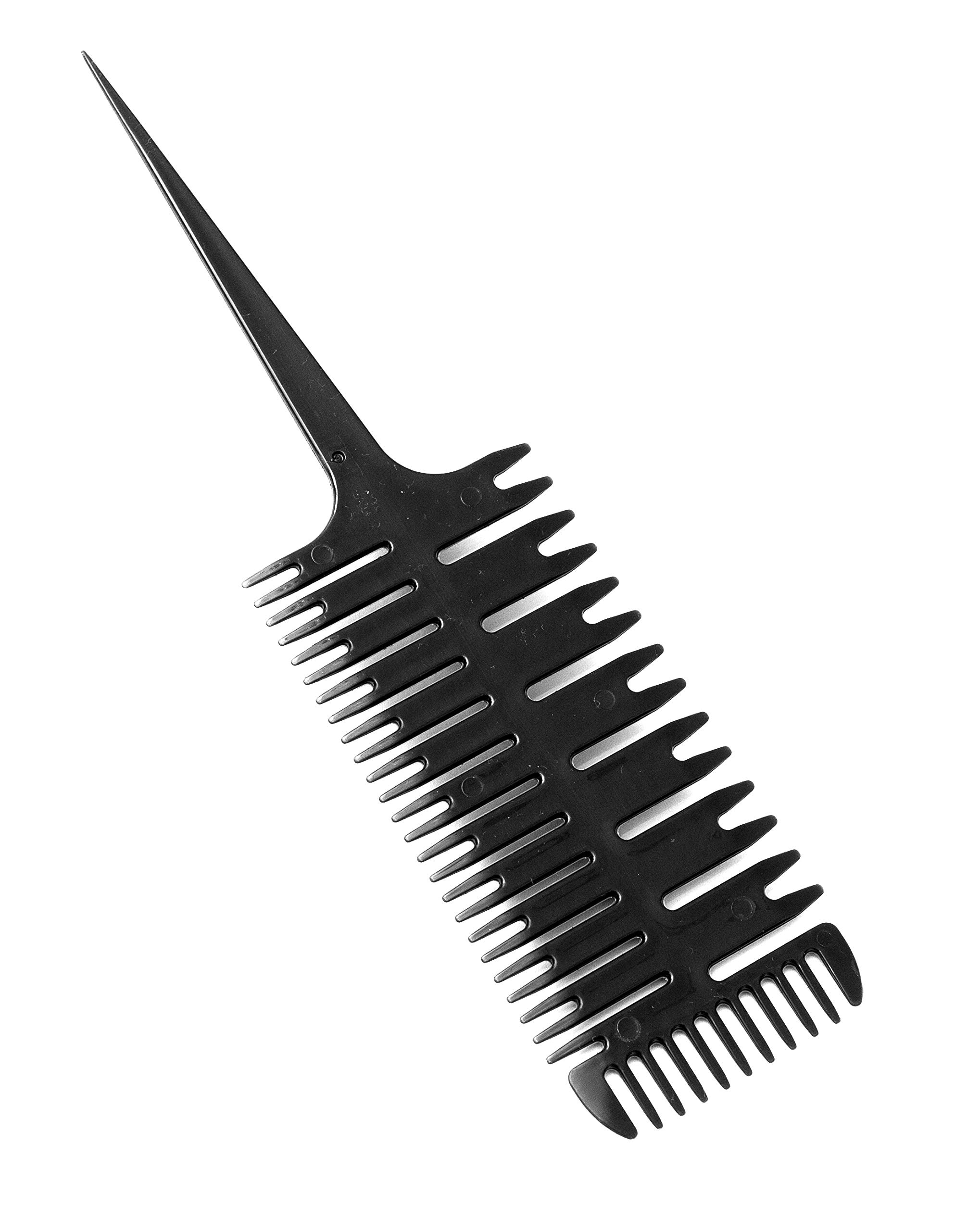 Jose Eber Comb – Professional Hair Styling Comb with Sectioning Tail, 9.6 x 2.6 Inches, Durable Plastic for Salon & Home Use