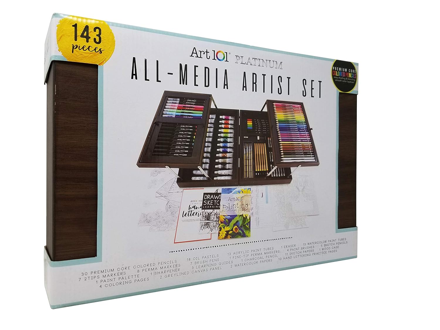 Download Art 101 Platinum All Media Artist Set 143 Pieces Amazon In Home Kitchen