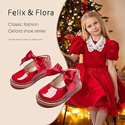 Felix & Flora Toddler Little Red Girl Mary Jane