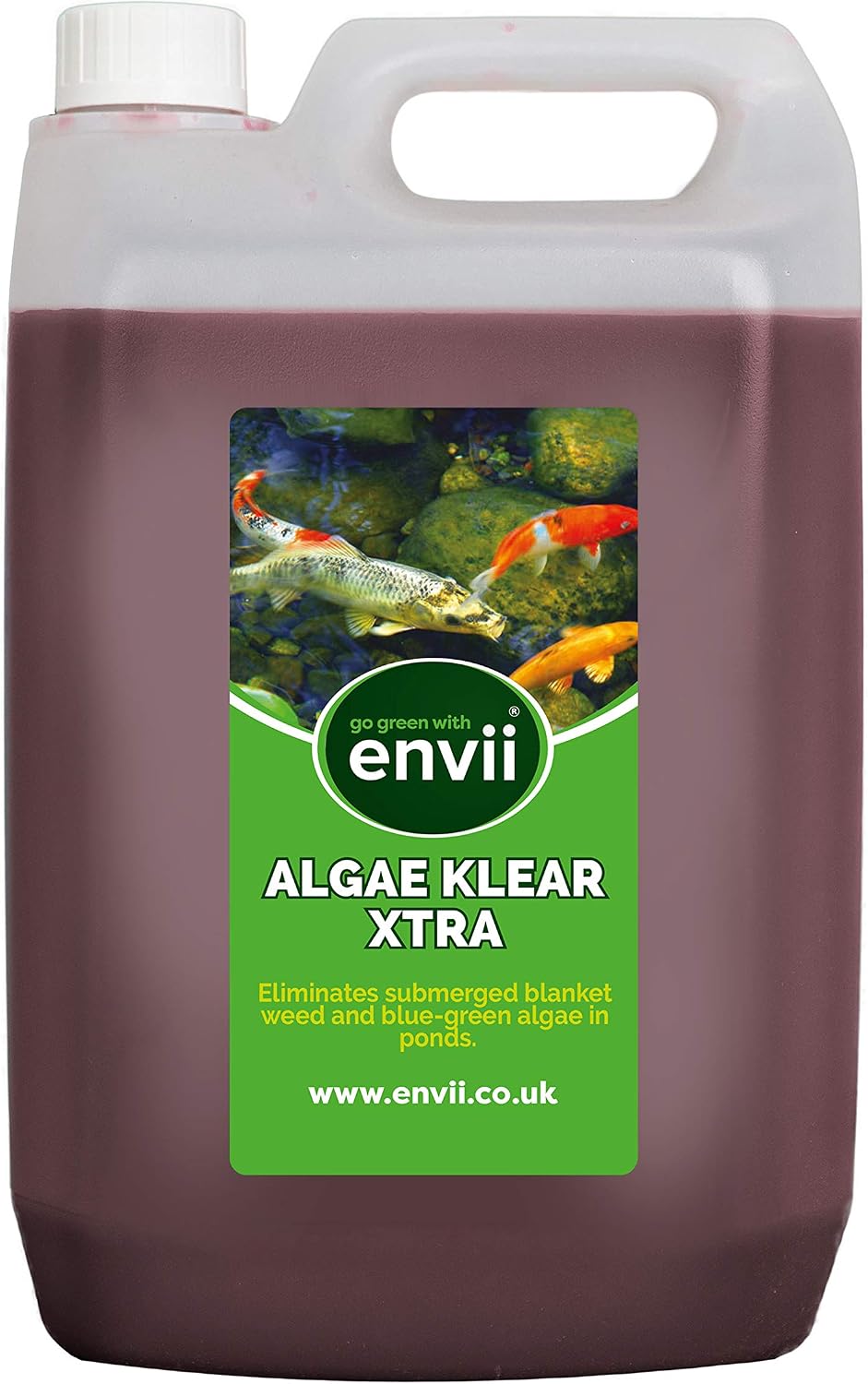 Envii Algae Klear Xtra, Blanket Weed Treatment for Ponds Removes Blanket weed & String Algae, Safe for all Fish
