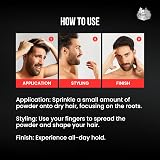 The Shave Factory Hair Styling Powder 21 g Matt Finish Volume Powder view 7