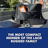 LaCie Rugged Mini 5TB USB C External Hard Drive Shock Resistant view 5
