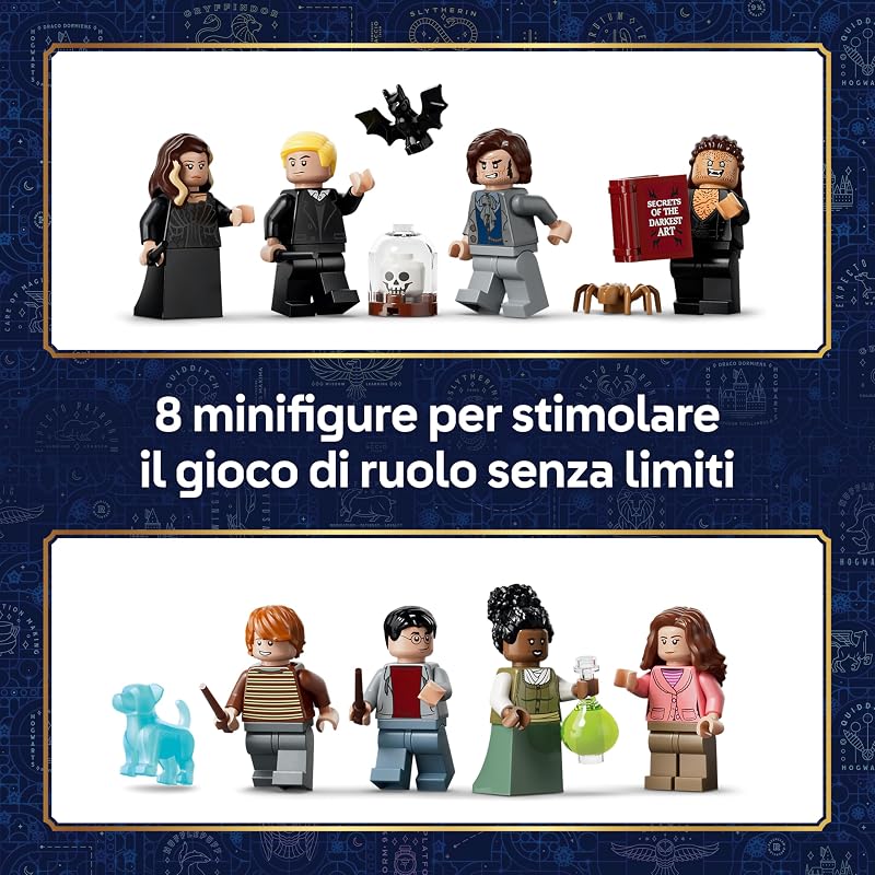 Harry Potter Negozi di Magia di Notturn Alley - Giocattolo in Miniatura con 8 Minifigure e Patronus da Collezione - Decorazione Cameretta - Regalo per Bambine e Bambini da 8 Anni in su - 76471 — foto 6 di 8