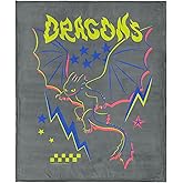 Northwest How to Train Your Dragon Neon Dragon Silk Touch Throw Blanket 40x50 inches