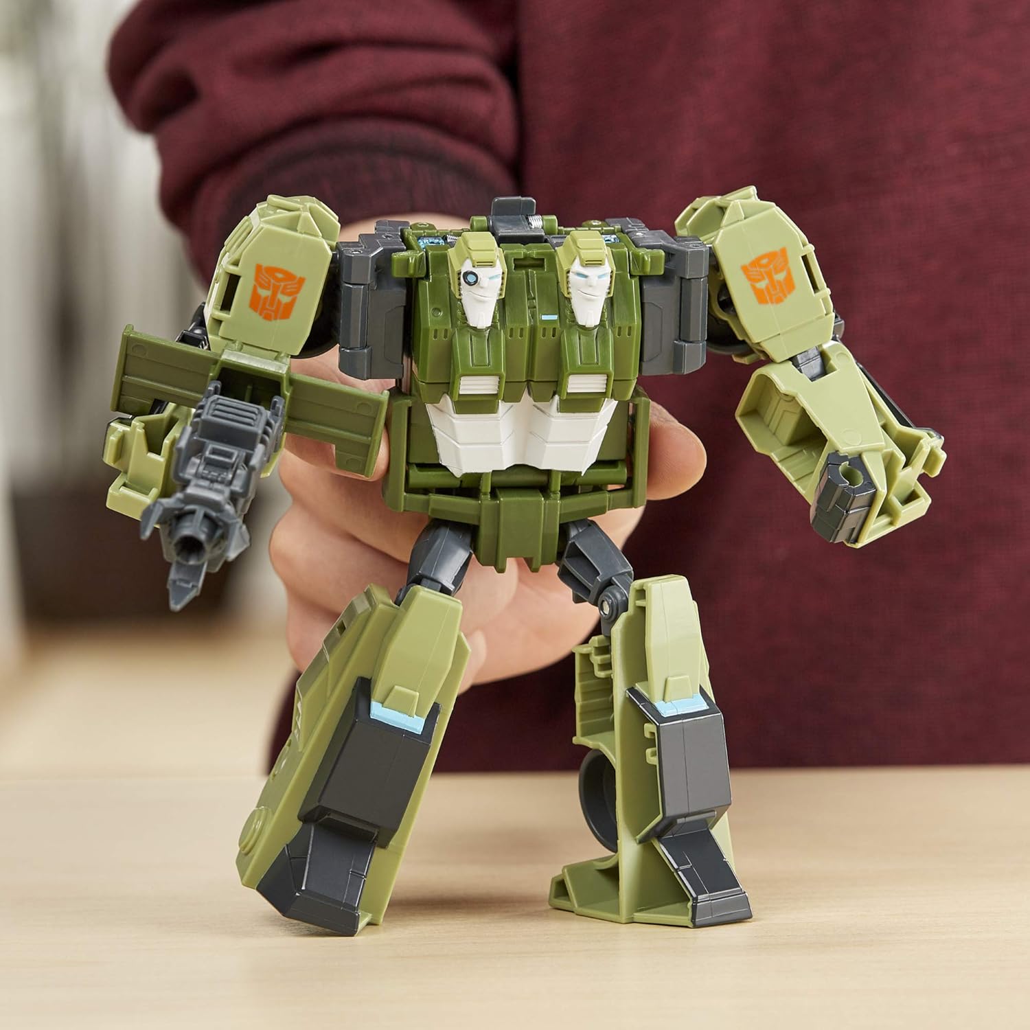 Transformers Cyberverse Ultra Class Clobber - Action Figure 17cm Con Armatura Energon - Giocattolo Convertibile Per Bambini 6+