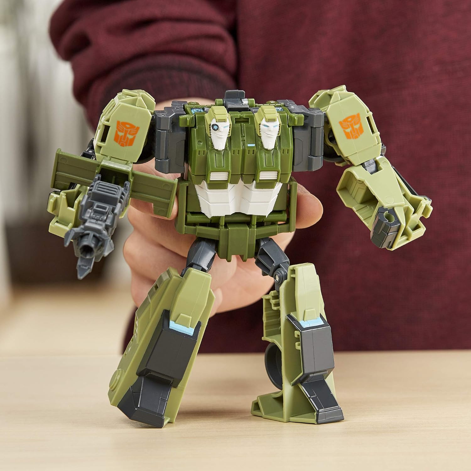 Transformers Cyberverse Ultra Class Clobber - Action Figure 17cm Con Armatura Energon - Giocattolo Convertibile Per Bambini 6+