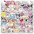 100PCS Cute Stickers, Kawaii Japanese Vinyl Waterproof Stickers for Kids Teens Girls Adults Phone Water Bottles Skateboard Guitar (Anime)