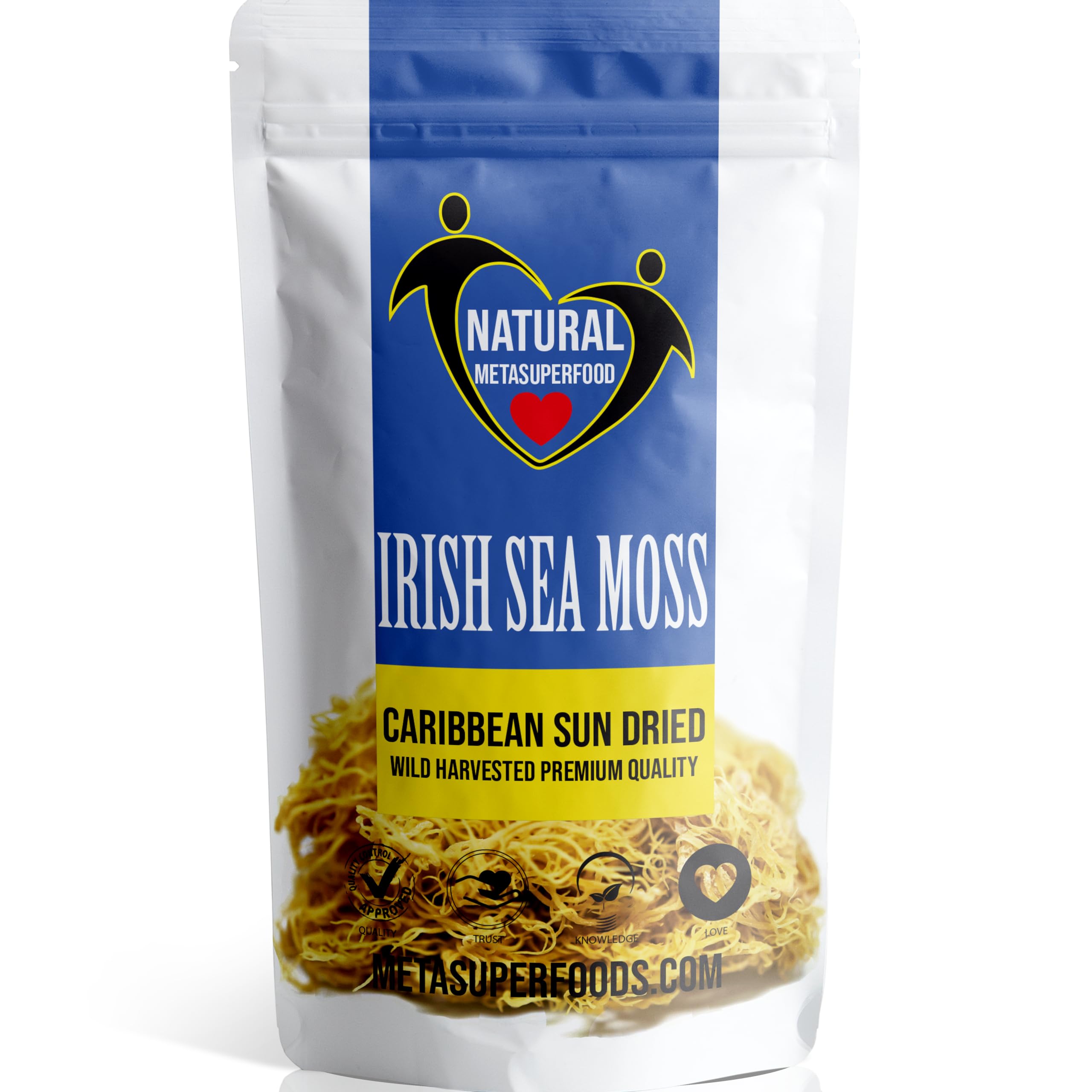 Dried Irish Sea Moss 100g | Caribbean Sea Moss | UK Made | Vegan | Wild Harvested | Non GMO | Natural Vitamins & Minerals | Dr Sebi