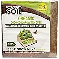 WONDER SOIL | Organic Coco Coir Brick/Block | Ready to Plant Compressed Coco Coir Fully Loaded with Nutrients | 10 LBS Block Expands to 2.5 Cu Ft | Incl Worm Castings & Nutrients