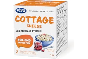 Vivo Cottage Cheese Starter. Box of 5. Makes up to 5 kg of Cottage Cheese