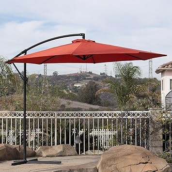 Amazon Com Belleze Commercial Patio Umbrella 10 Patio Tilt W
