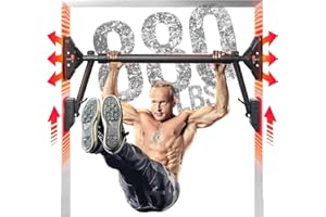 E-JET Pull Up Bar/Chin up bar Upper Body Workout Bar, Super load-bearing: Dual Security Locking, Two-way Support Fitness Strength Training Equipment