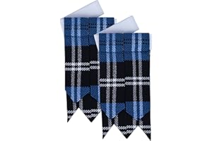 DSS KILT Scottish Traditional KILT HOSE FLASHES for Men-Men's Kilt Accessory