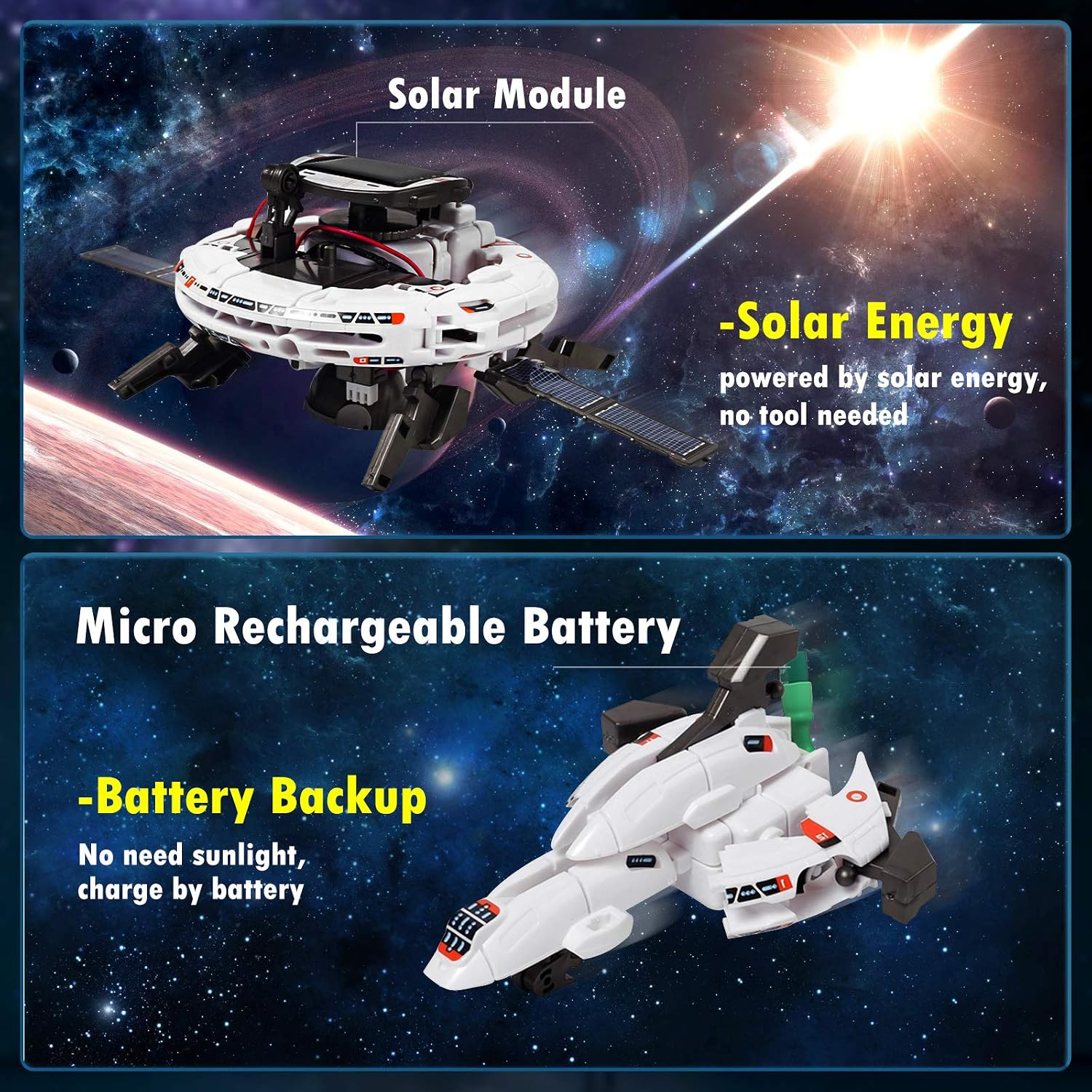Toys & Games Solar Lehoo Castle Space Toys Solar Science Kit for Kids