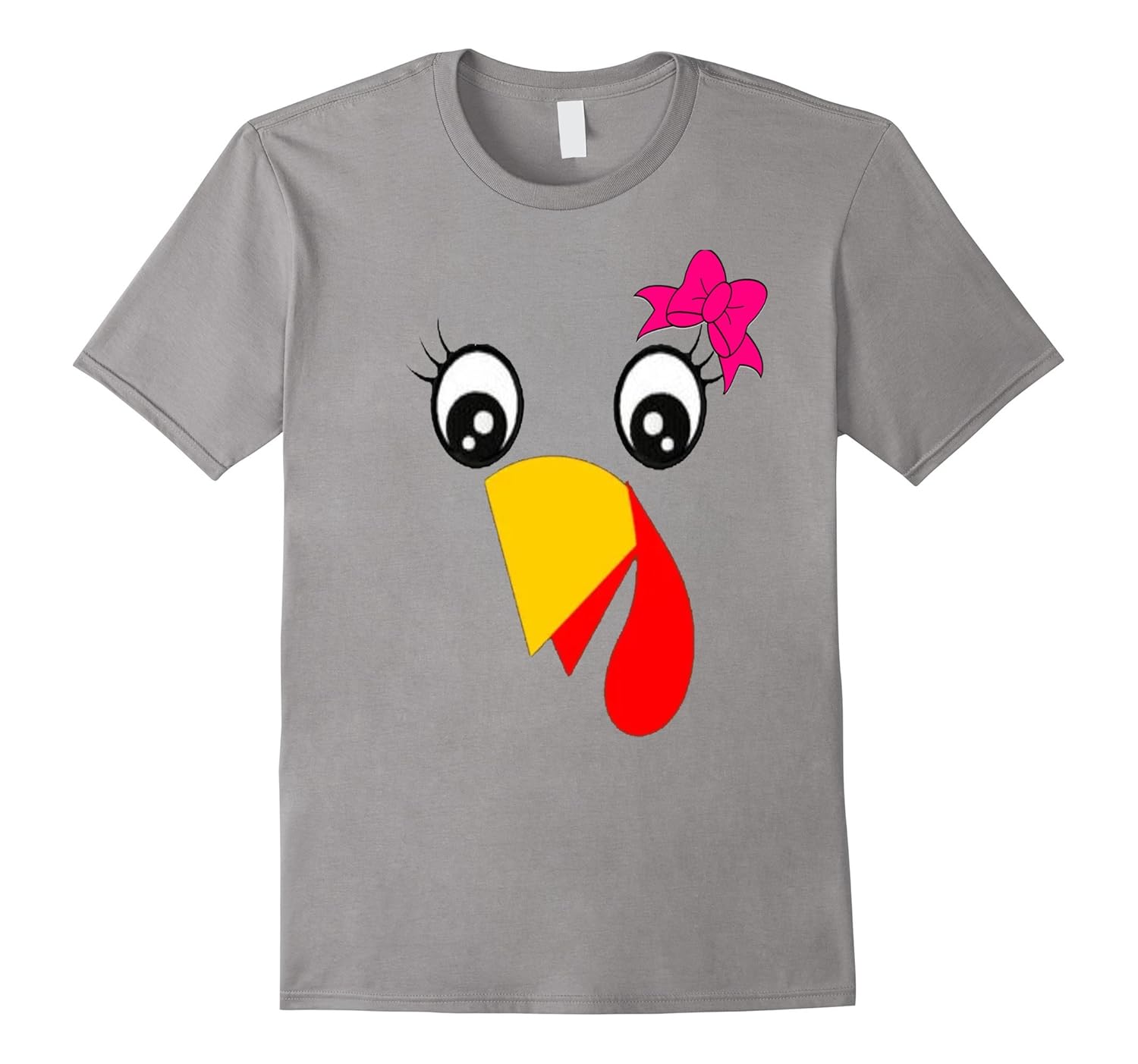 Turkey Costume Shirt Thanksgiving Outfit For Girls or Women-Rose