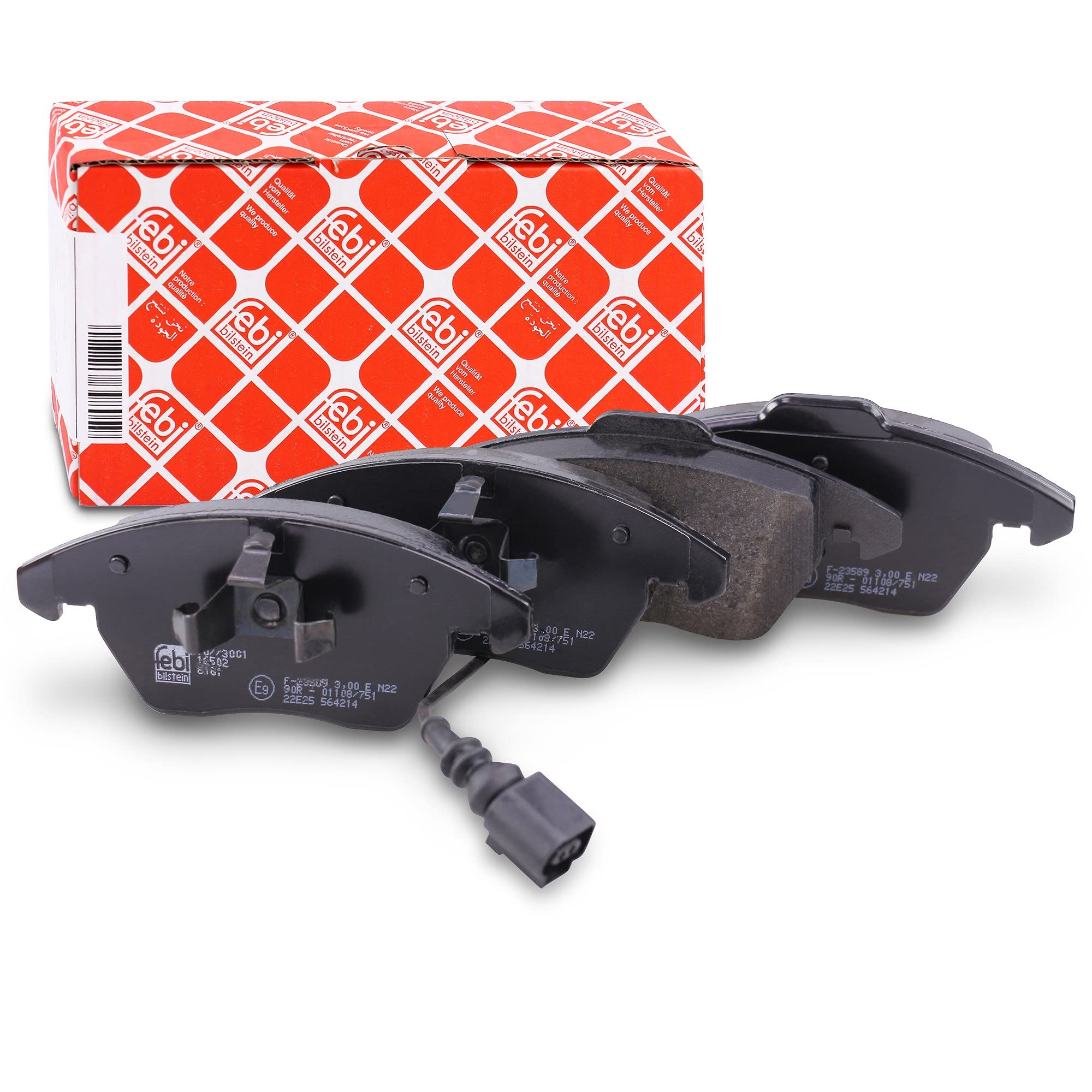 febi bilstein 16502 Brake Pad Set, 1 unit