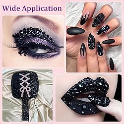 25000Pcs Resin Jelly Rhinestones with Tweezers for