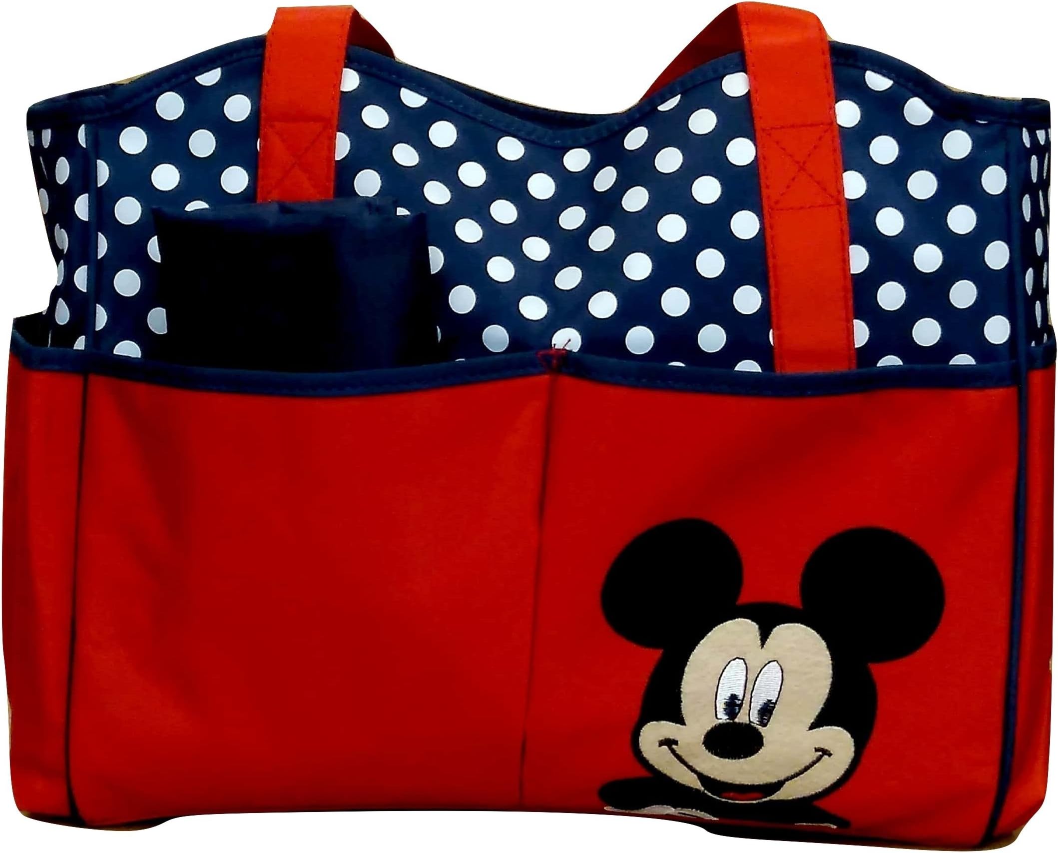 Baby Bucket Baby Diaper Nappy Bag (Red & Navy)