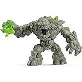 Schleich Eldrador Creatures - 8" Stone Monster Toy with Crystal Set - Cool Movable Monster Action Figure for Boys and Girls - Fantasy Giant Rock Beast Figurine - Fun Scary Toys - Kids Ages 7+ | 70141