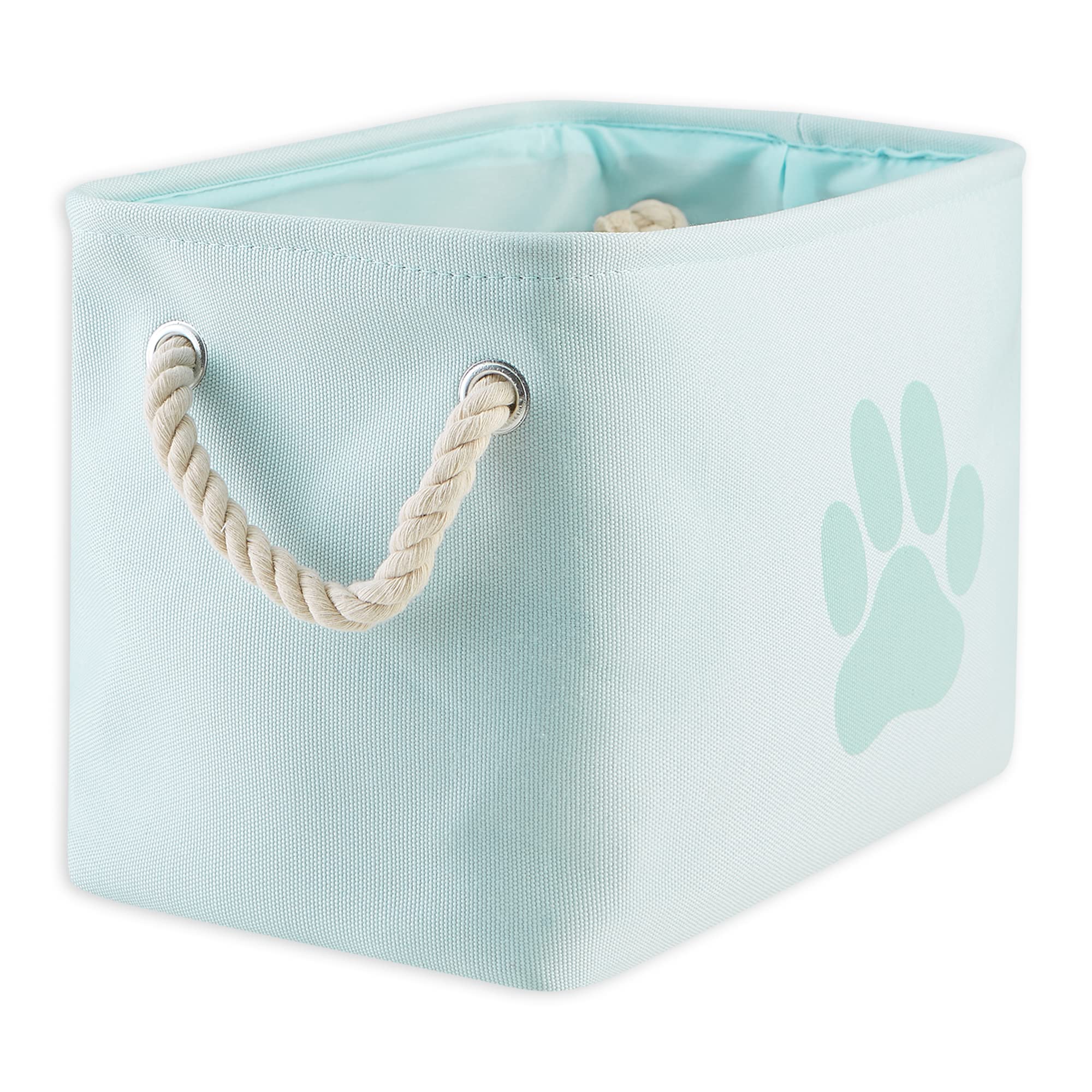 Bone Dry Collapsible Bin, Small Rectangle, Aqua — image 1