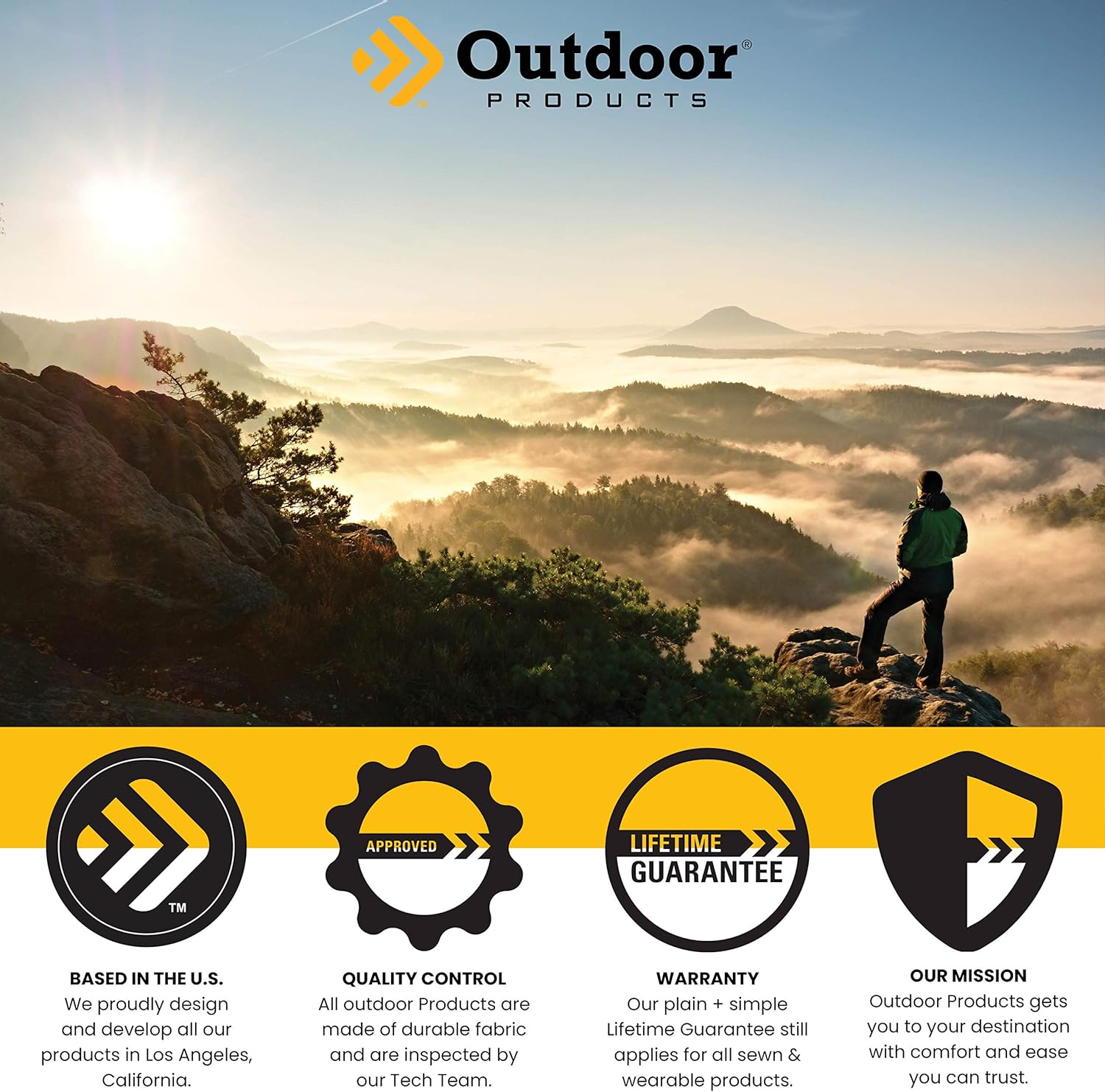 Outdoor Products Module Day Pack, Heathered Print: Sports & Outdoors