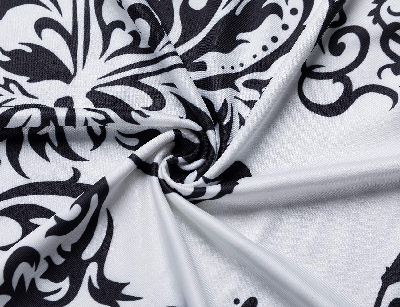 Eanklosco Women\'s Tops V Neck Floral Print Shirts Swing Ruffle Blouses Button up Tunic Casual Flowy Long/Short Sleeve