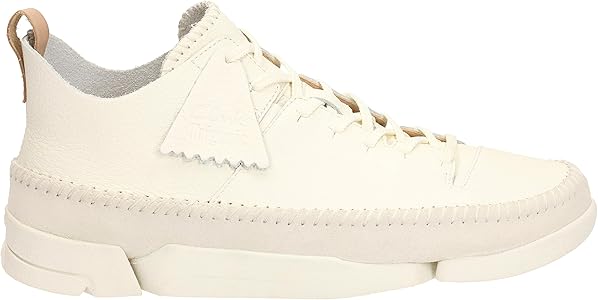 clarks white trainers