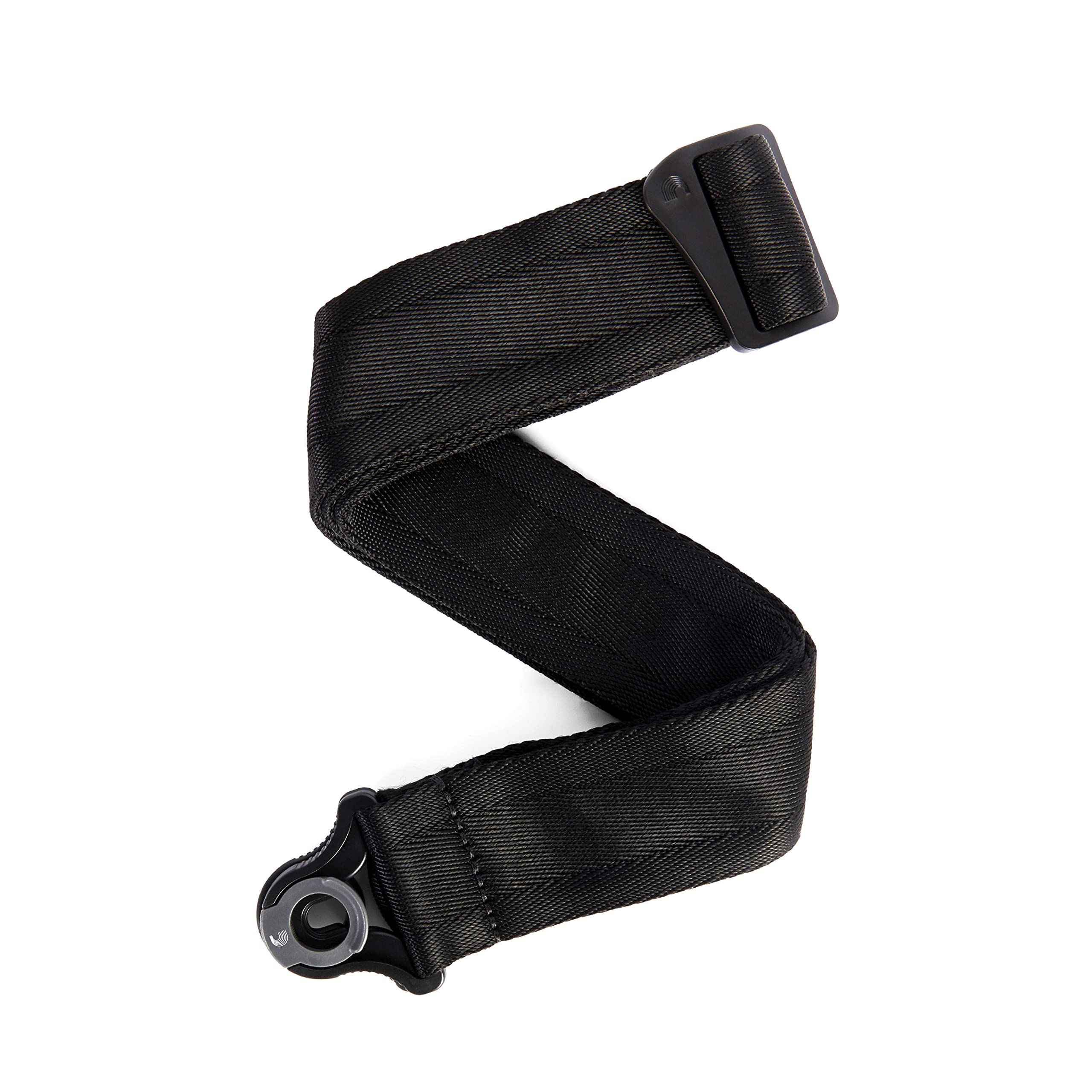 D'Addario Auto Lock Guitar Strap, Black