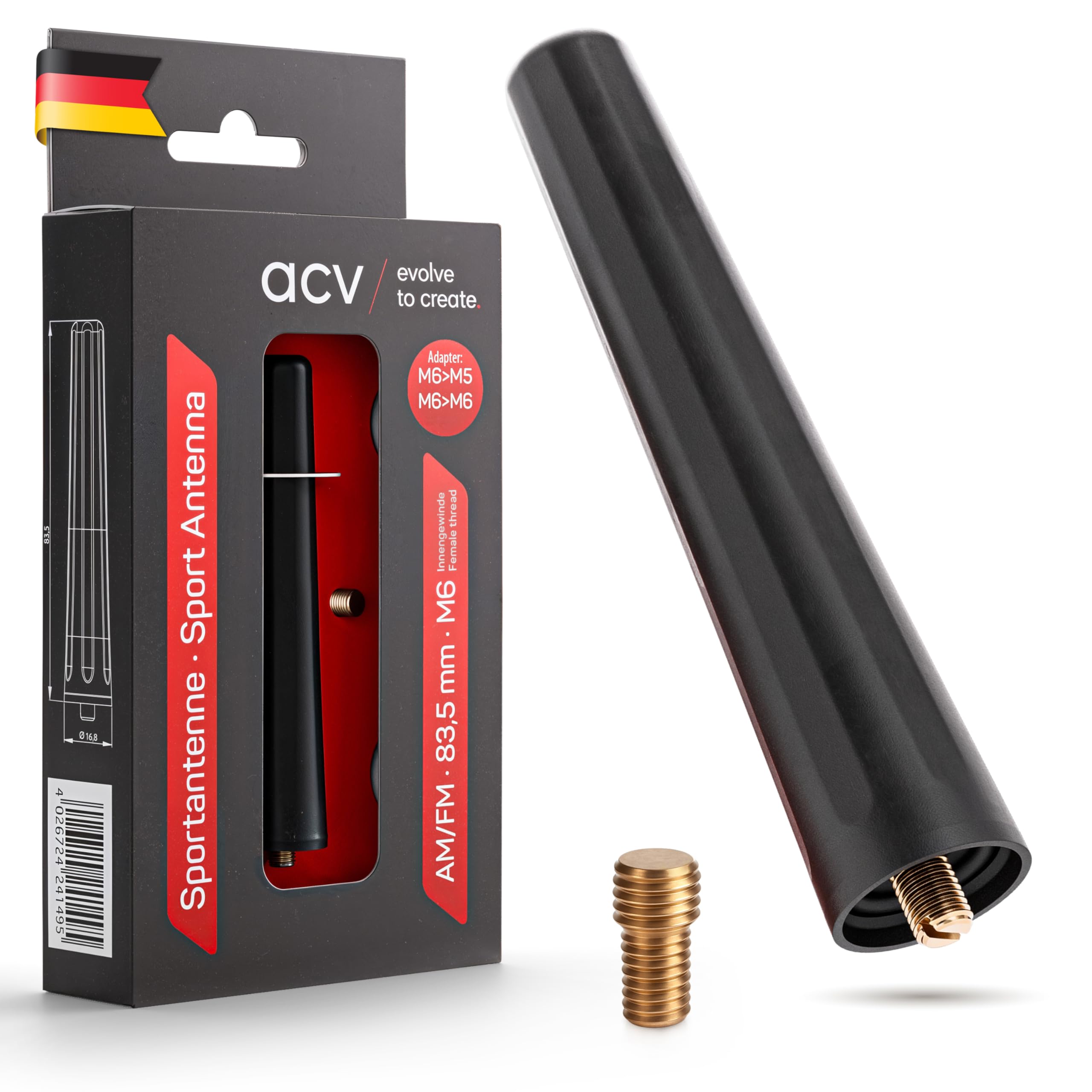 ACV, short rod antenna/sport antenna in OEM quality