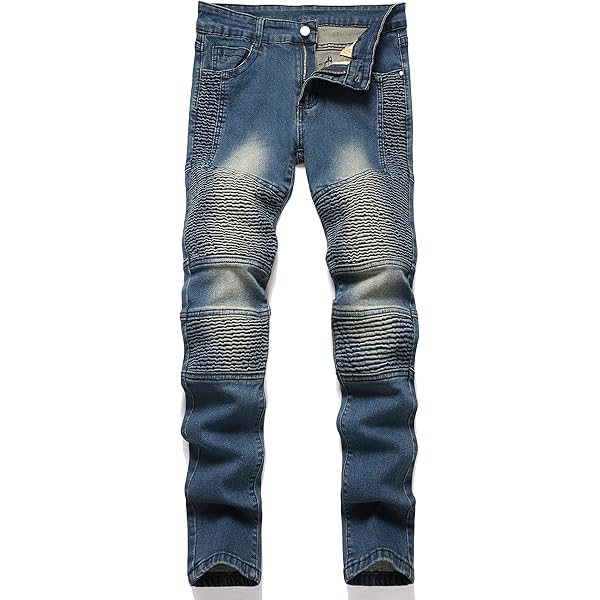 Amazon.com: Boy's Destroyed Distressed Denim Jeans Slim