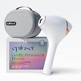 At-Home True Laser Hair Removal for Women, Face, Body &amp; Bikini, Light Skin | Painless Spot Tech Targets Follicles Only, Ignores Moles &amp; Freckles; Permanent Results In 3 Months; Includes Epiblade Trimmer