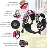 HEELE No Pull Dog Harness XL Reflective Front Back Leash Attachments Fuchsia view 5
